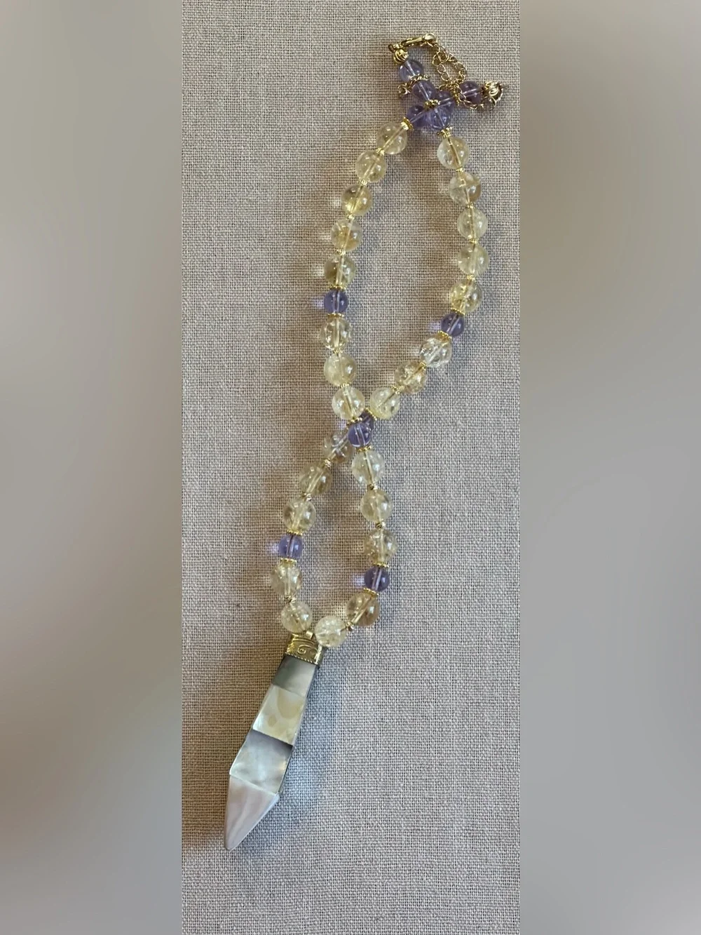 Handmade light purple